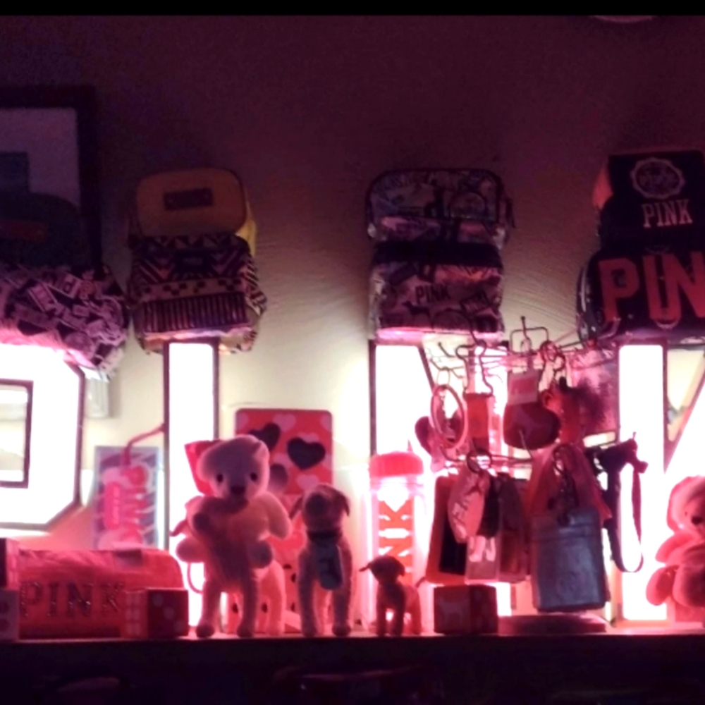 PINK led store sign
